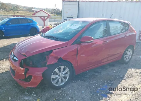 2013 Hyundai Accent Se from USA, damaged, VIN KMHCU5AE1DU134261